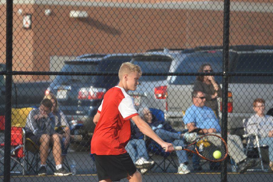 Boys+tennis+falls+to+rival+Perry+Meridian+in+sectional+finals