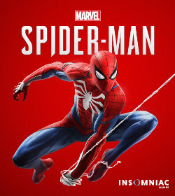 The 2018 Spider-Man video game cover for PlayStation 4. 