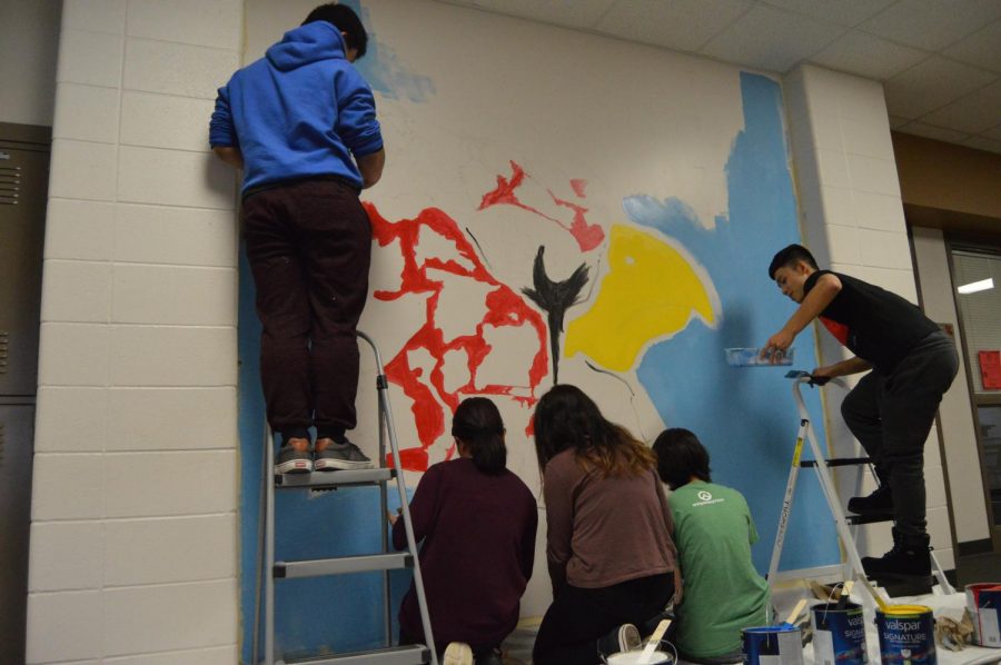The process of the cultural Cardinal mural