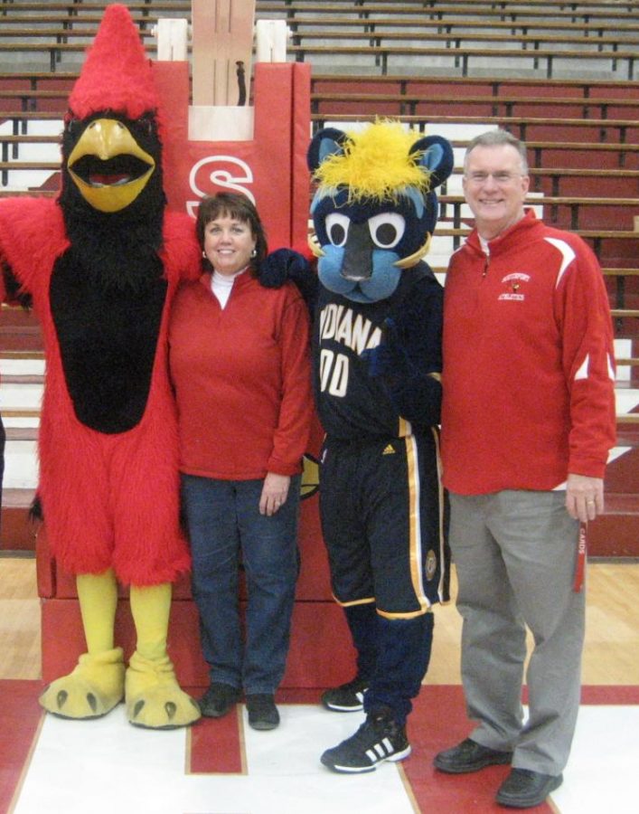 Athletic Secretary Peggy Warner and Athletic Director Pete Hubert have worked together at SHS for over 10 years. They dont get to properly end their final year at SHS due to COVID-19 effectively closing school and athletic events.