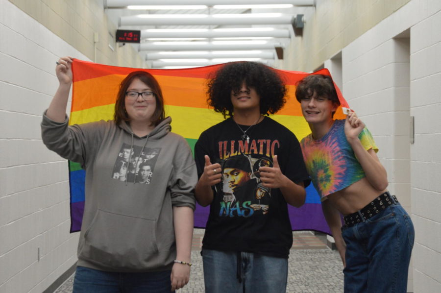 Juniors Nat Noel, Grayson Meece and Freshmen Fletcher Wisdom are apart of the LGBTQ+ community. They share common beliefs when it comes to LGBTQ+ representation. 