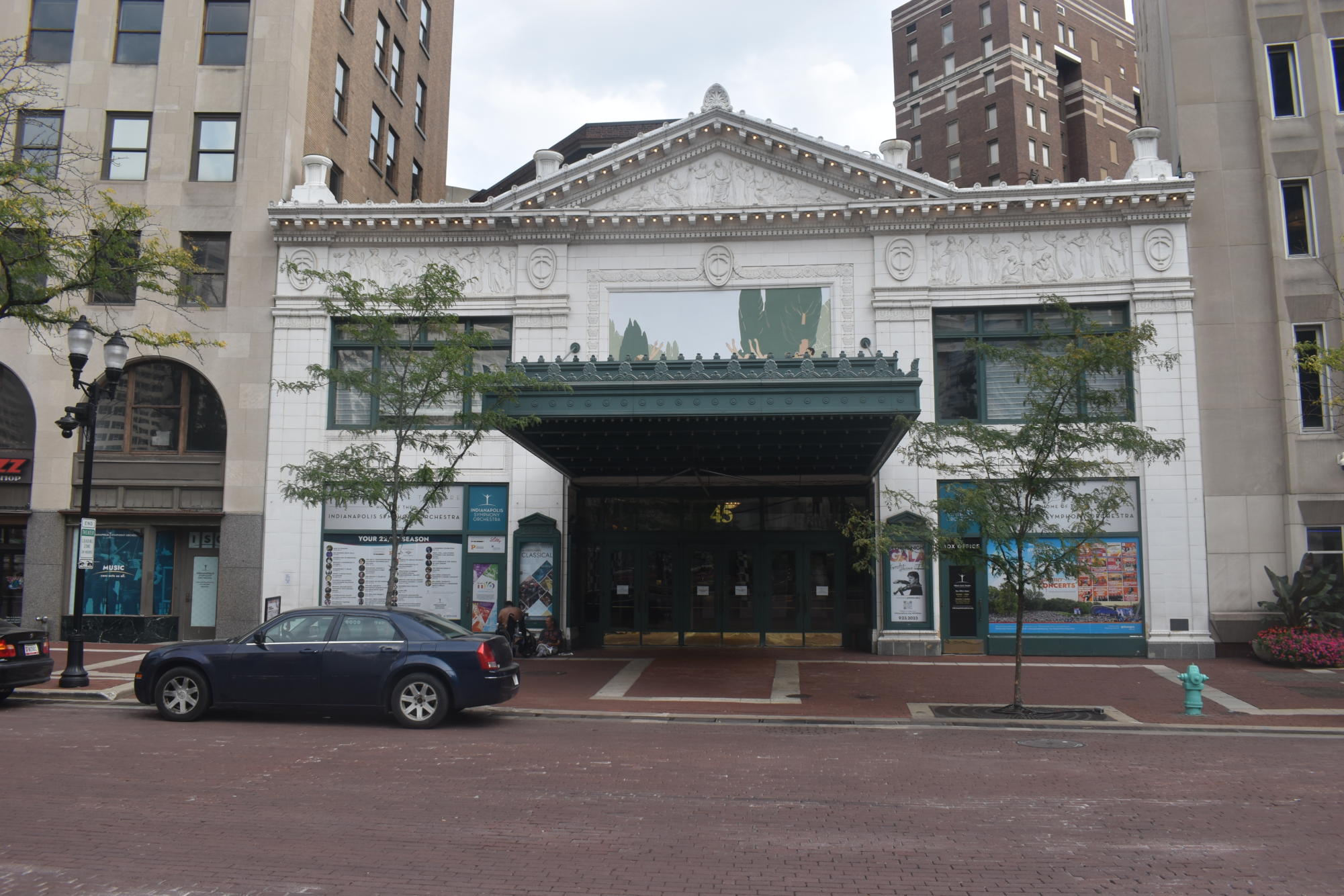 The Hilbert Circle Theatre is the home of the Indianapolis Symphony Orchestra and where they perform all of their concerts and events. photo by Josiah Veen