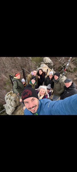 Junior Noel Nehlich goes on a hike with his family on Feb. 19, 2024 in Germany. Nehlich and his family enjoy hiking when they gather together.