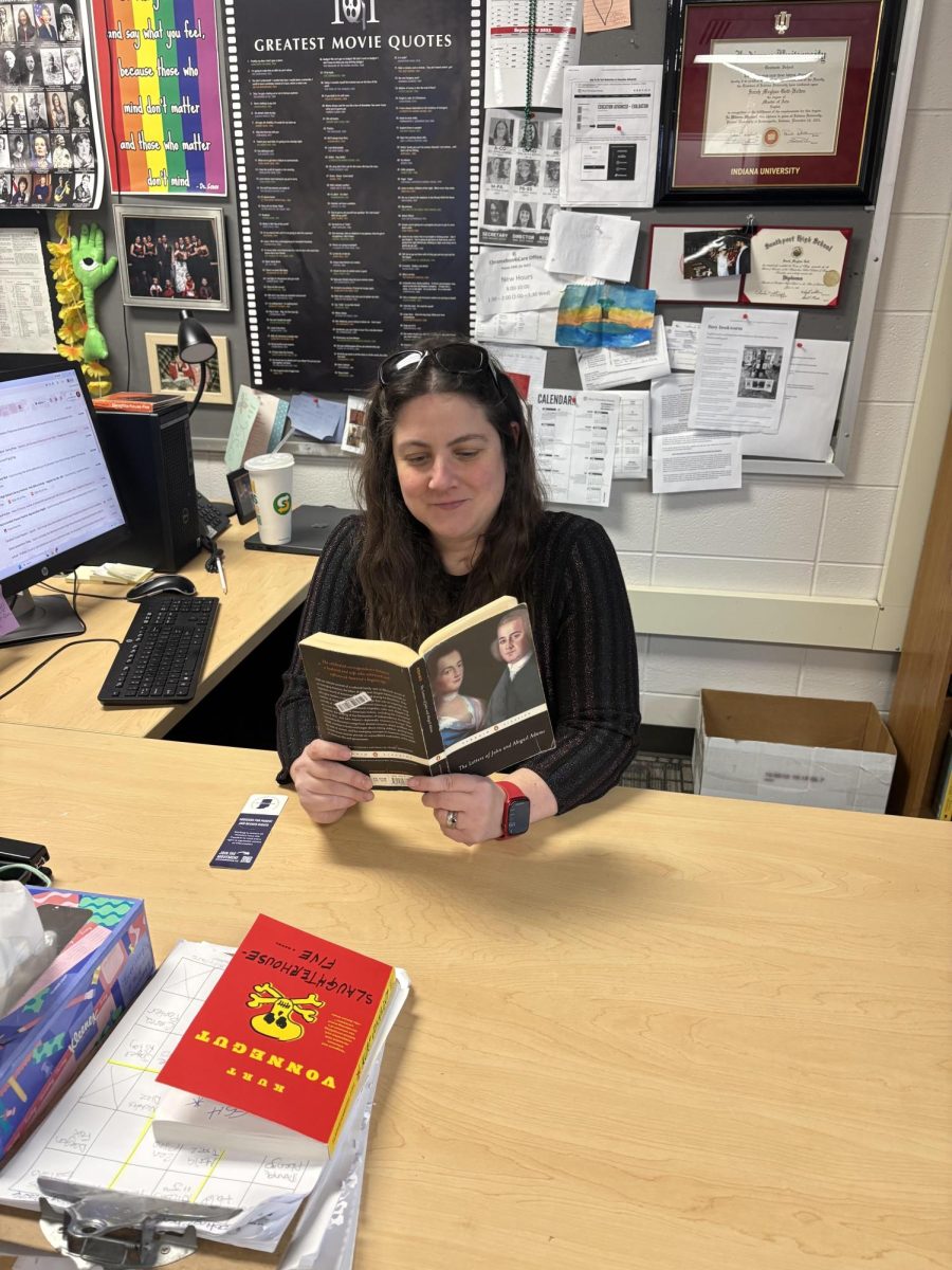 English teacher Sarah Gott-Helton has read over 1,840 books. “It’s sort of my drug of choice,” she said. “Books are my thing when I want to escape or relax.”