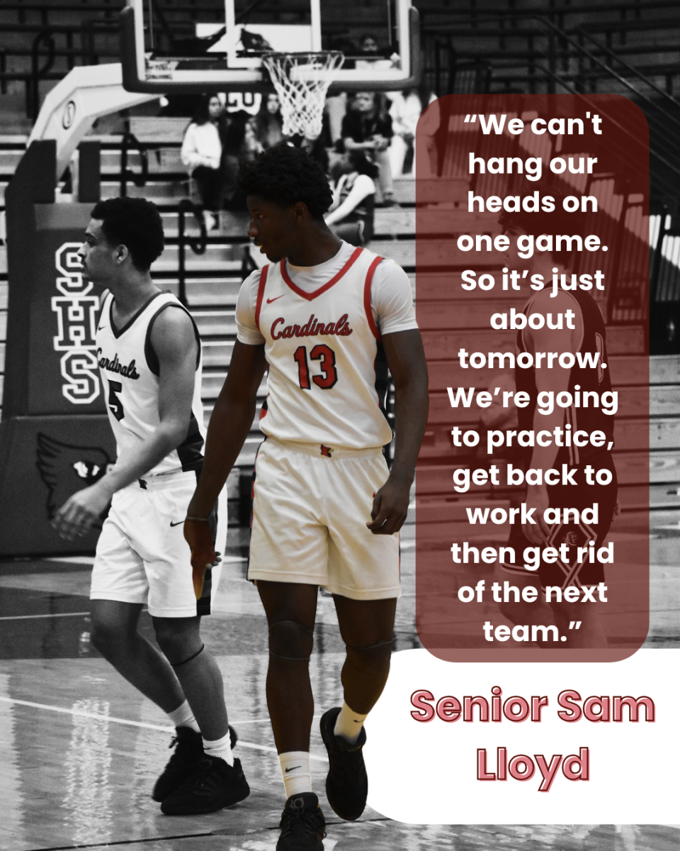 We can't hang our heads on one game. So its just about tomorrow, we’re going to practice, get back to work and then get rid of the next team.