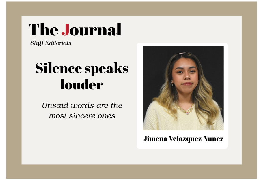 Silence speaks louder